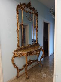 Console con specchiera