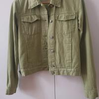 Giubbino jeans verde Original Marines
