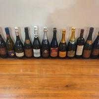 14 BOTTIGLIE DI VINO VECCHIE