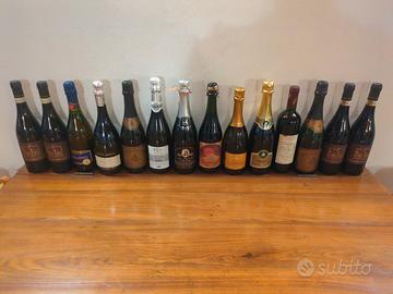 14 BOTTIGLIE DI VINO VECCHIE