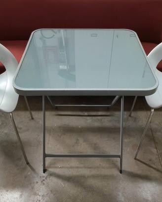 Set con tavolo pieghevole e 2 sedie Gaber Moema