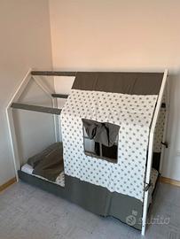 Letto Montessoriano Moovie Cuoricini + Corredo