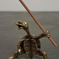 Bruciatore brucia porta incenso tartaruga kung fu