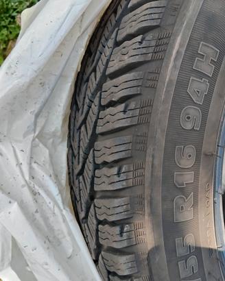 4 Gomme Invernali 205 55 R16 94H - Riken (Seminuov