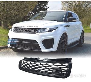 GRIGLIA RANGE ROVER EVOQUE LOOK SVR NERO LUCIDO