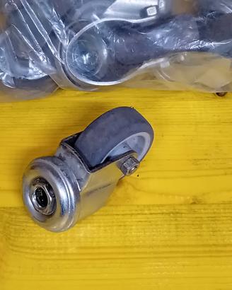 4 ruote per mobili o carrello, da 50mm con foro