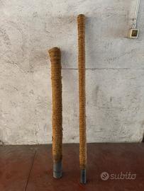 Bastone muschiato con tubo in plastica