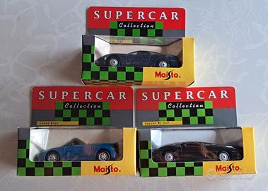 Maisto 3 auto dalla collezione di supercar 1:40