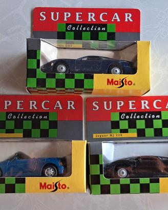 Maisto 3 auto dalla collezione di supercar 1:40