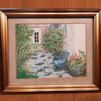 Quadro olio/acrilico su tela 30x35