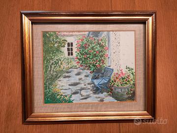 Quadro olio/acrilico su tela 30x35