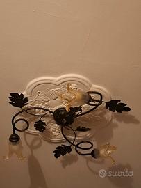 lampadario arte povera 