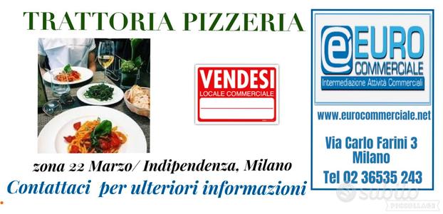 105/24 TRATTORIA PIZZERIA zona C.so 22 Marzo