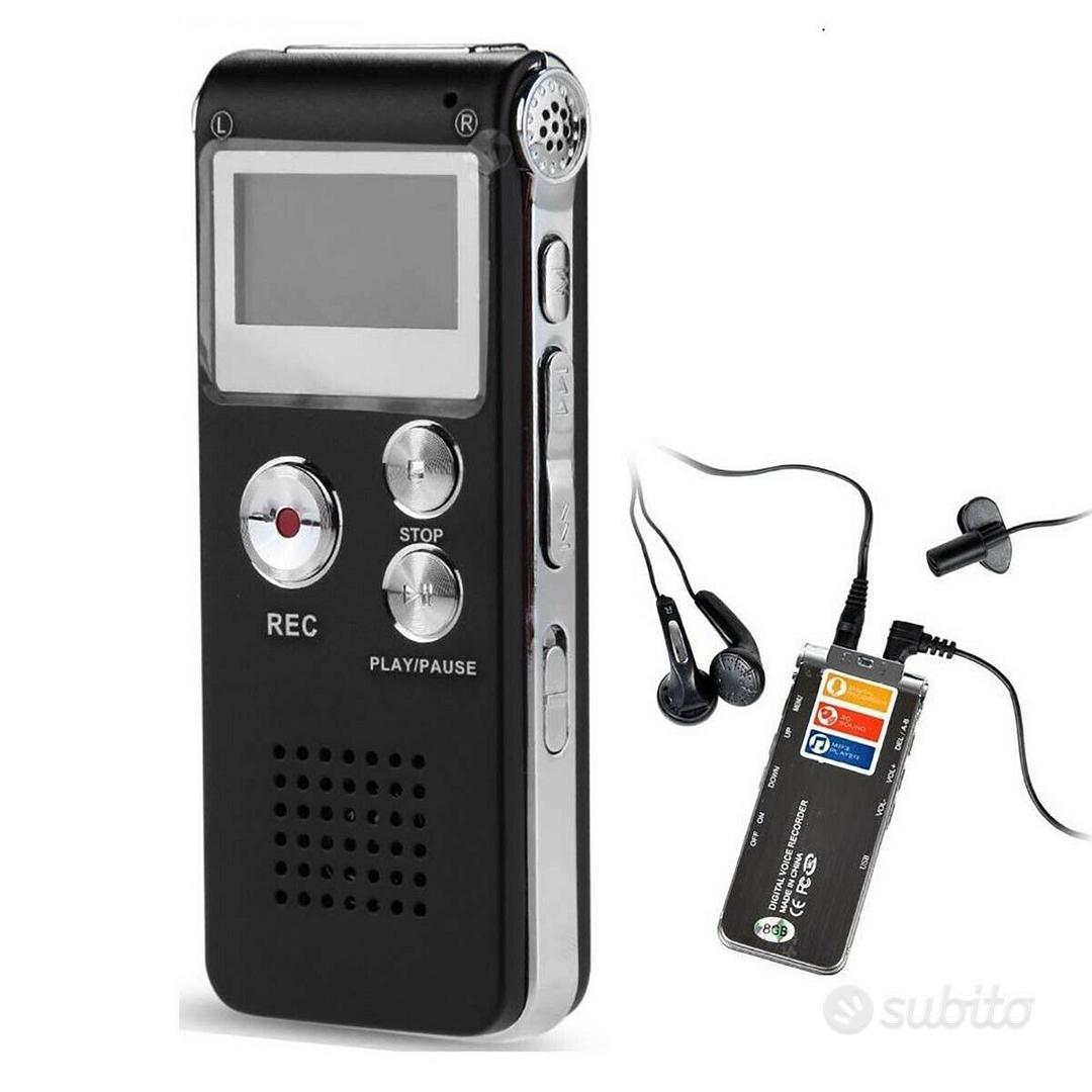 Mini Registratore audio spia portatile professionale