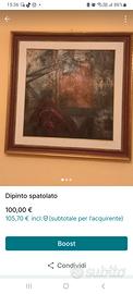 quadro in pittura spatolato 