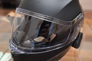 Casco moto modulare e interfono