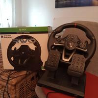 Volante + pedali per X box one