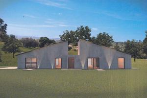 Offagna terreno edificabile con progetto approvato