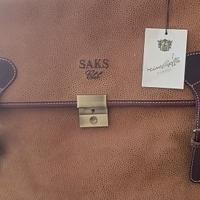 borsa da lavoro vintage fondo di negozio 