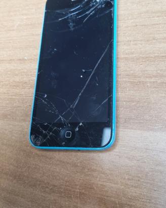 2801-Smartphone Apple iPhone 5C Azzurro