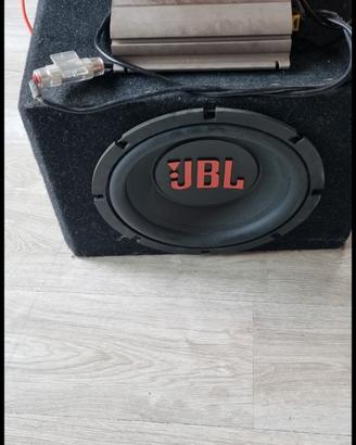 Subwoofer JBL + amplificatore Pioneer auto