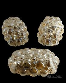 Raro tris di lampade  Bubble Helena Tynell