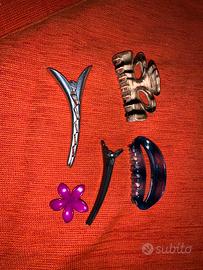 Mix 5 fermagli per capelli