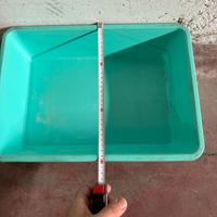 Lettiera per gatti, verde acqua in plastica