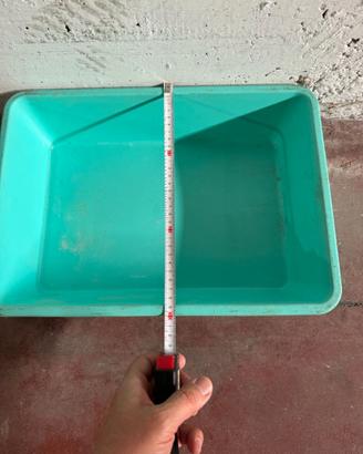 Lettiera per gatti, verde acqua in plastica