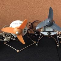 4 mini ventilatori space age anni 50