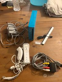 Nintendo wii azzurra completa