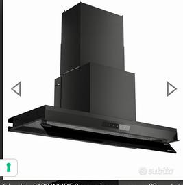 Cappa cucina silverline inside 3 nera cm 90