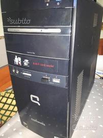 Computer fisso compaq con hd solid 250 giga