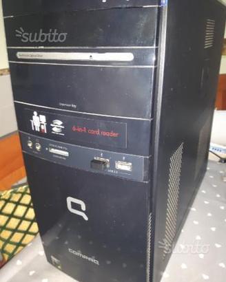 Computer fisso compaq con hd solid 250 giga