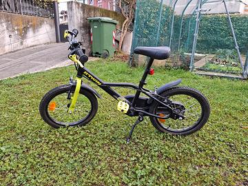 bicicletta bambino 16 pollici b twin