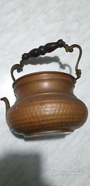 Brocca  in rame antica 
