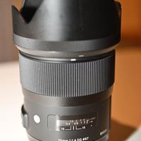 Sigma 35mm f/1.4 DG HSM ART - Attacco Nikon