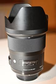 Sigma 35mm f/1.4 DG HSM ART - Attacco Nikon