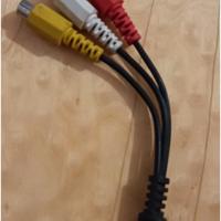 Cavo adattatore TV da 3,5 a 3 connettori RCA 