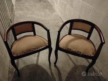 poltroncine antiquariato 