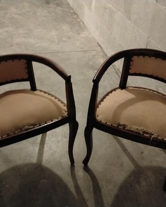 poltroncine antiquariato 