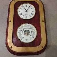 Orologio-barometro da parete vintage