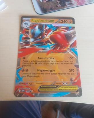 carta Pokemon jumbo Mega Lucario EX
