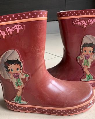 Stivaletti pioggia nr 33 Betty Boop