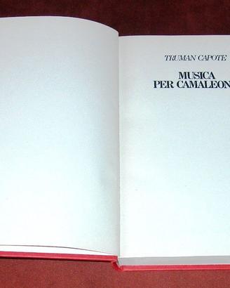 Musica per camaleonti - Truman Capote - 1982