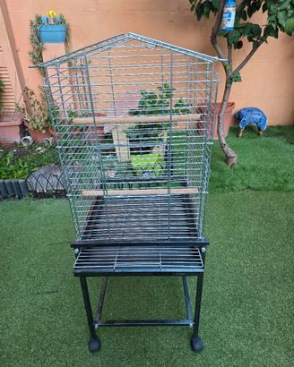 GABBIA VOLIERA PAPPAGALLI 