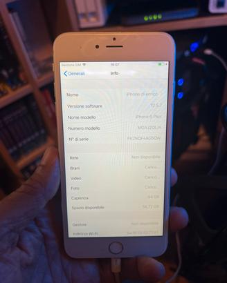 Apple Iphone 6s Plus White 64 gb