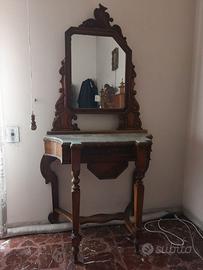 Antica TOILETTE con specchio 1950