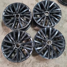 4 cerchi lega volkswagen t-roc taos r16 lt6280