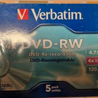 Verbatim DVD RW 4,7GB 120min 4x speed